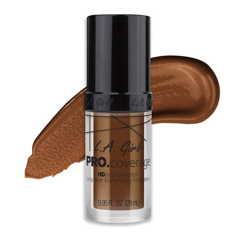 L.A Girl Pro Coverage Illuminating Foundation  GLM655 Rich Cocoa