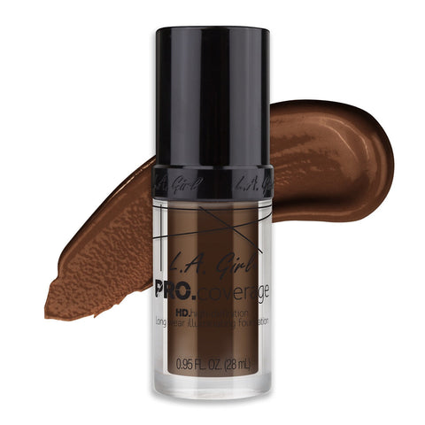 L.A Girl Pro Coverage Illuminating Foundation  GLM656 Dark Chocolate