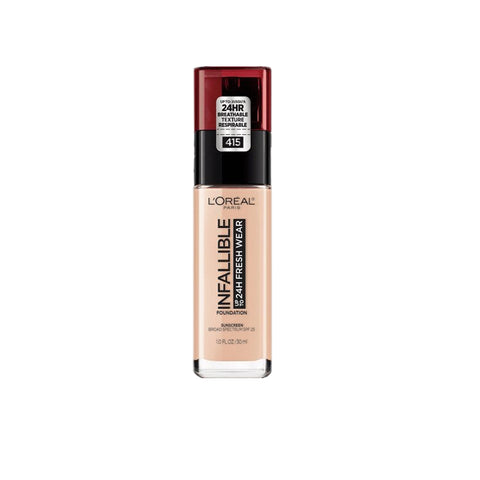 Loreal Infallible Up To 24H Fresh Wear Foundation 415 Rose Ivory 30Ml