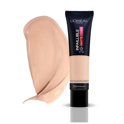 Loreal Infaillible 24H Matte Cover Foundation 155 Naturel Rose 30Ml