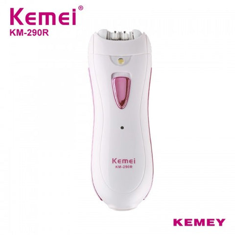 Kemei KM-290R – Rechargeable Lady Epilator Shaver – White