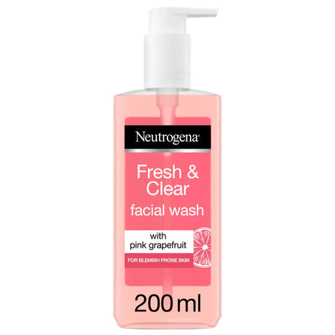 Neutrogena Fresh & Clear Pink Grapefruit Facial Wash - 200ml
