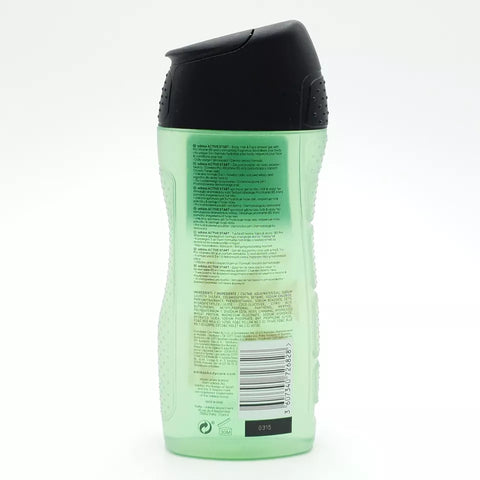 Adidas Men Active Start 3 In 1 Shower Gel 250ml