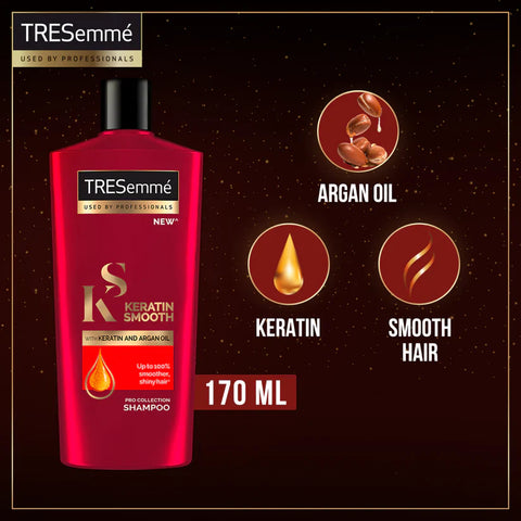 Tresemme Shampoo Keratin Smooth & Straight - 170Ml