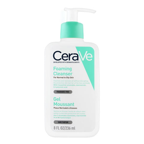 Cerave Foaming Cleanser For Normal To Oily Skin 236Ml