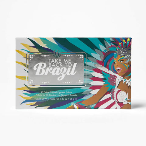 Bh Cosmetics Take Me Back To Brazil 35 Color Presed Pigment Eyeshadow Palette