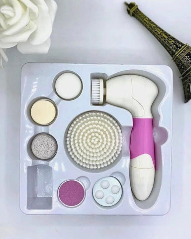 BATH SPA NEW FACE WATERPROOF 7IN1 CORDLESS CLEANSING BRUSH AE- 8288