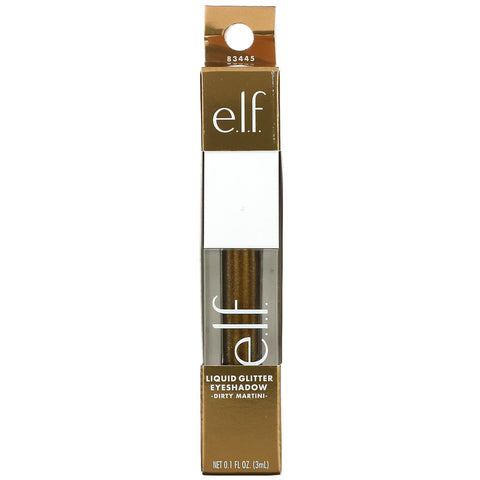 E.l.f Liquid Glitter Eyeshadow Dirty Martini 0.1 fl oz 3 ml
