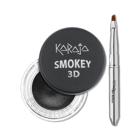 Diefie 3D Branded Black Kajal