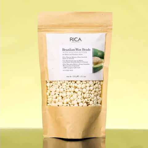 RICA WAX BEADS BRAZILIAN WITH AVOCADO BUTTER 150 GM