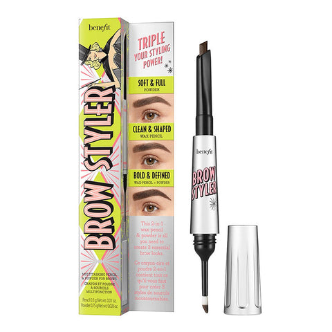 Benefit Brow Styler Multitasking Pencil & Powder For Eye Brows # Warm Deep Brown 4