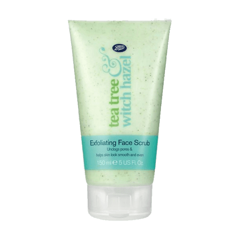 Boots Tea Tree Witch Hazel Exfoliating Face Scrub 150ml