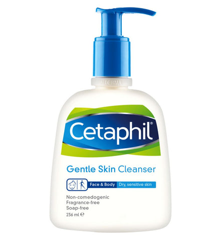 Cetaphil Gentle Skin Cleanser Non Comedogenic Fragrance Free Soap Free 236Ml