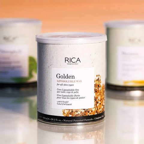 RICA LIPSOLUBLE WAX GOLDEN 800 ML