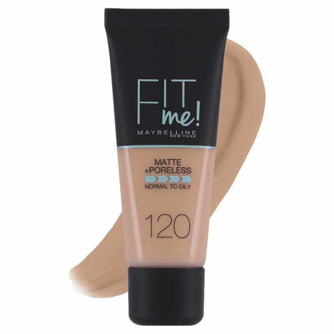 Maybelline Fit Me Matte Poreless Foundation Normal To Oily 120 30Ml