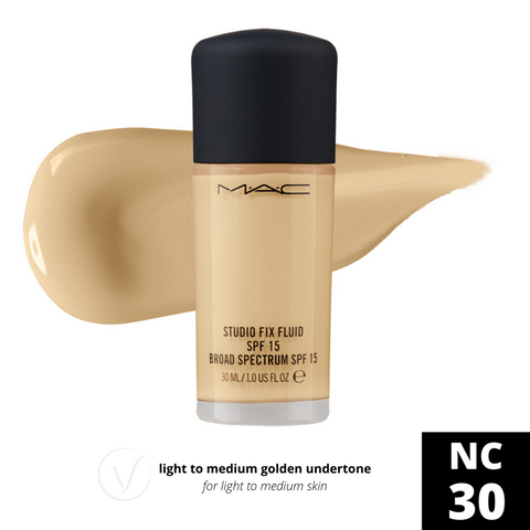 Mac Studio Fix Fluid Foundation Spf15 # Nc30 30Ml