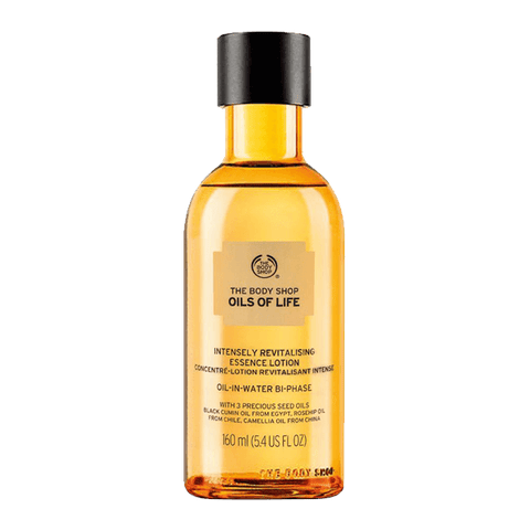 The Body Shop Oils Of Life Intensely Revitalising Essence Lotion Oil In Water Bi Phase 160Ml
