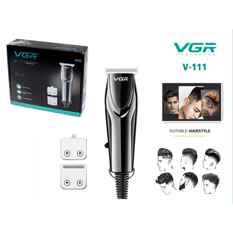 VGR V111 3 IN 1 PROFESSIONAL ELECTRIC HAIR TRIMMER SET
