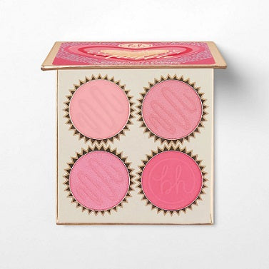 Bh Cosmetics Chocolate Strawberry Truffle 4 Color Blush Palette