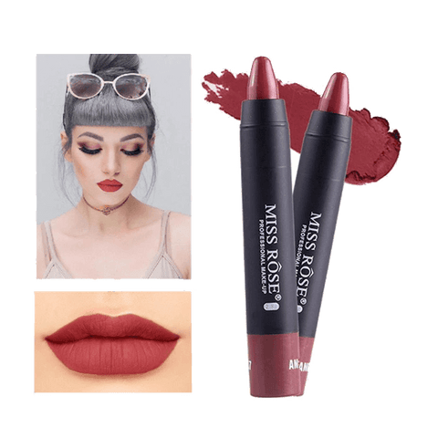 Miss Rose Matte Lip Batom Crayon