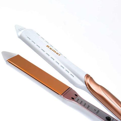 Kemei KM-471 Professional Hair Straightener with Temperature Control