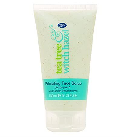 Boots Tea Tree Witch Hazel Exfoliating Face Scrub 50Ml