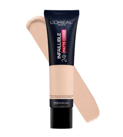 Loreal Infaillible 24H Matte Cover Foundation 155 Naturel Rose 30Ml
