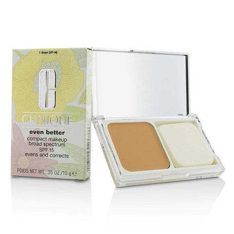 Clinique Even Better Compact Makeup Powder # 01 Linen