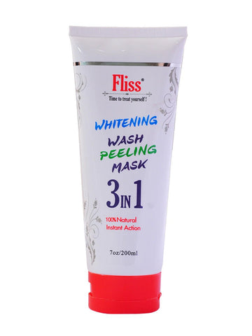 Fliss Whitening Wash Peeling Mask 3 In 1 200Ml