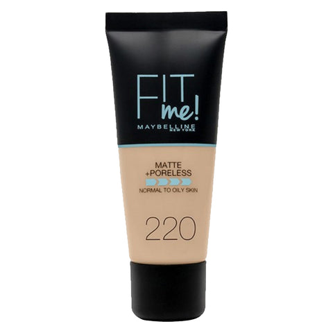 Maybelline New York Fit Me Matte & Poreless Liquid Foundation 220   Natural Beige 30ml