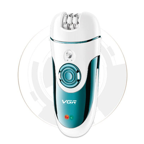 VGR V-700 Cordless Professional 4-in-1 Women Epilator & Shaver for Face, Legs, Underarms & Bikini area with Callus Remover for Wet & Dry use 50 minutes