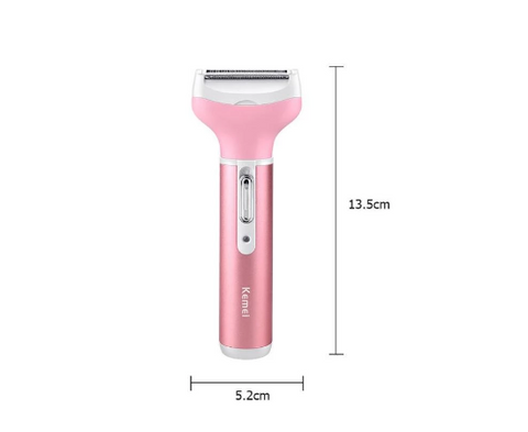 Kemei KM-6637 Electric Shaver 4 in 1 Rechargeable Hair Trimmer Women Hair Removal