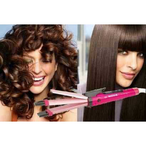 Nova 2 in 1 Hair curler & Straightener