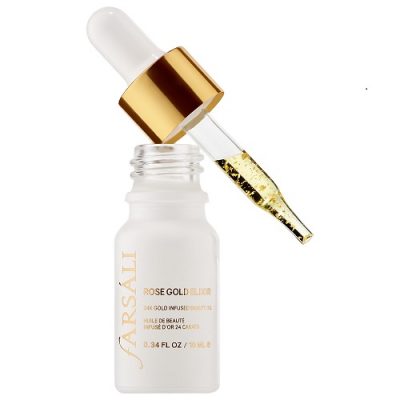 Farsali Rose Gold Elixir 24K Gold Infused Beauty Oil 15Ml