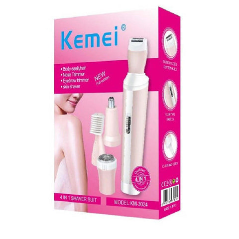 Kemei 4 in 1 Shaver Suit Hair Remover Km-3024